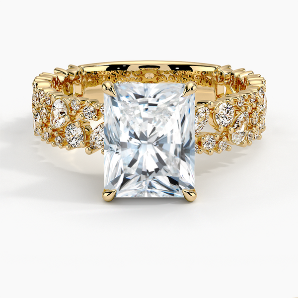 Galaxy Radiant Lab Grown Diamond Engagement Ring