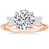 Triplets Round Lab Grown Diamond Engagement Ring
