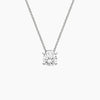 Round Lab Diamond Solitaire Pendant