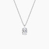 Oval Solitaire Lab Diamond Pendant