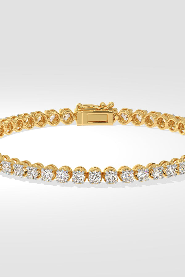 .15 Ct Crown Tennis Bracelet