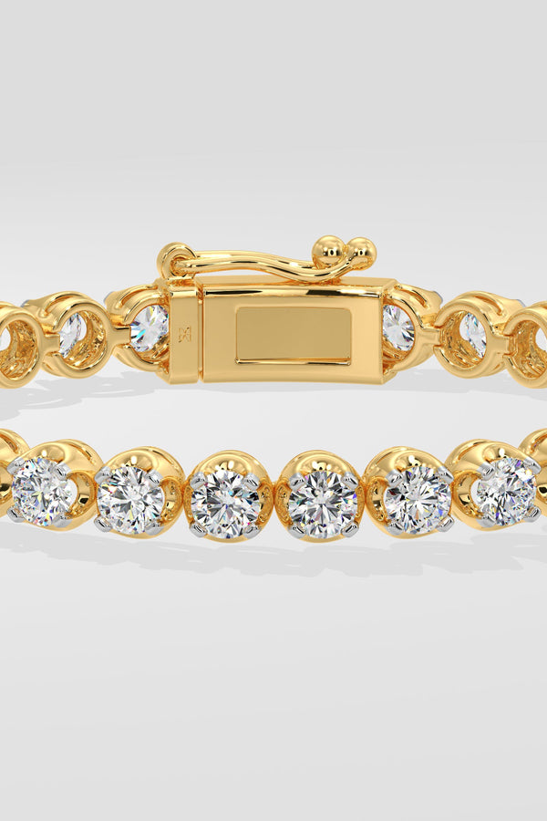 .25 Ct Crown Tennis Bracelet