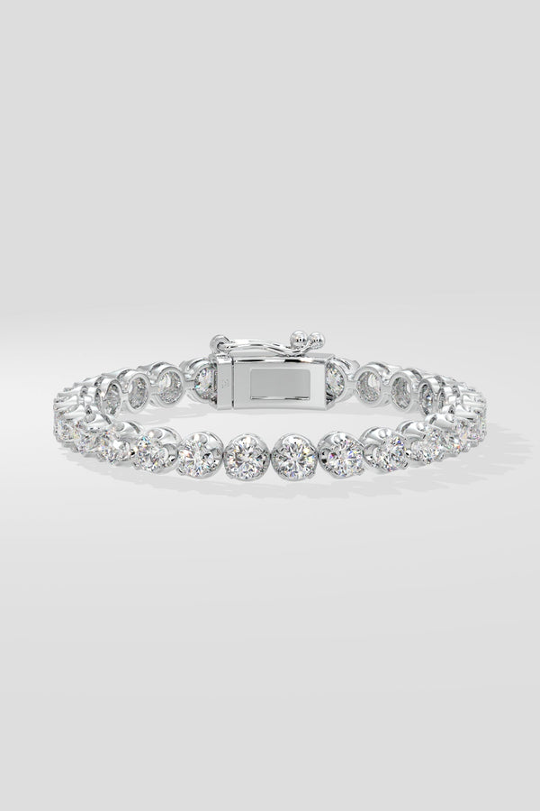 .40 Ct Crown Tennis Bracelet