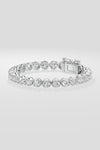 .40 Ct Crown Tennis Bracelet