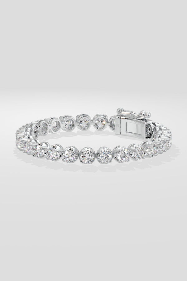 .40 Ct Crown Tennis Bracelet