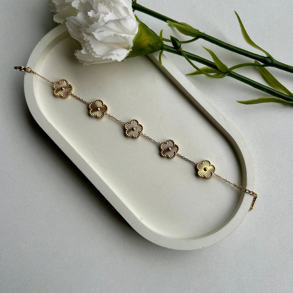 VINTAGE ALHAMBRAH BRACELET - 18K GOLD-PLATED