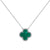 VERTE CLOVER NECKLACE - Fine Silver