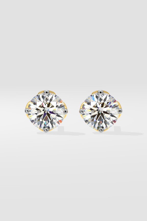 2.5 ct Solitaire Studs