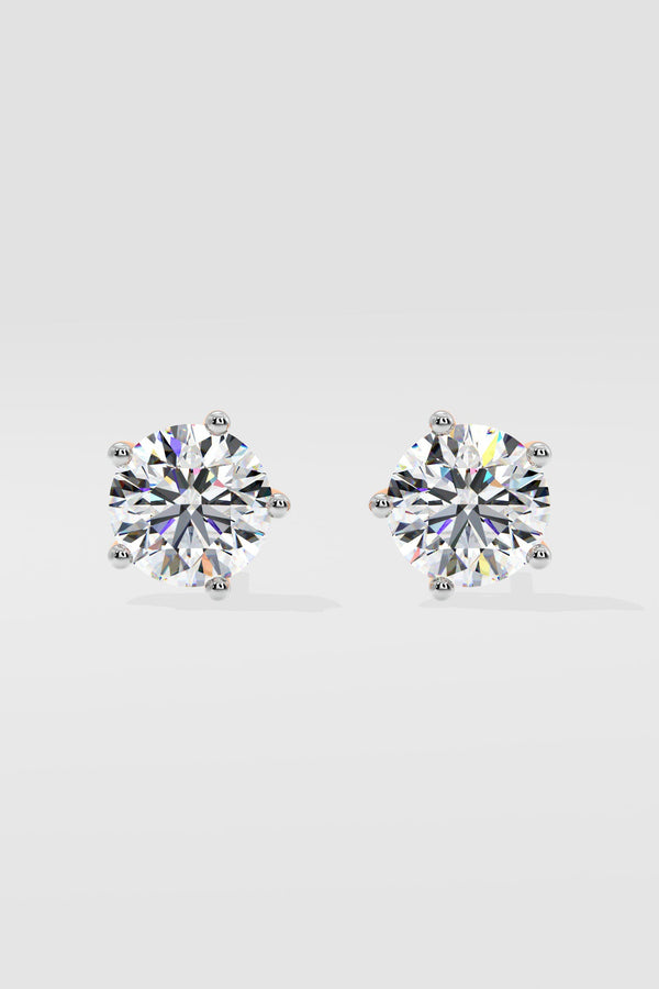 2 ct Solitare Studs