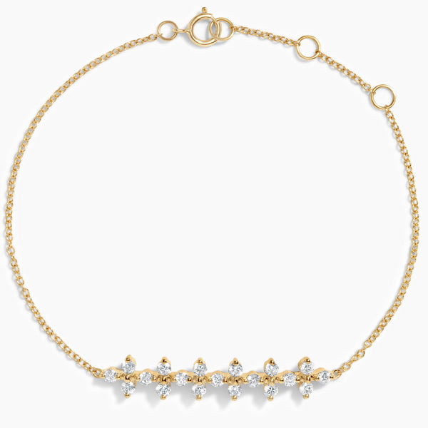 Floweret Lab Grown Diamond Bracelet