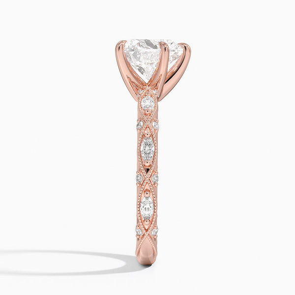 Christina Heart Lab Grown Diamond Engagement Ring