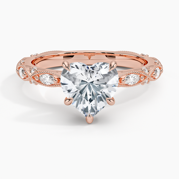 Christina Heart Lab Grown Diamond Engagement Ring