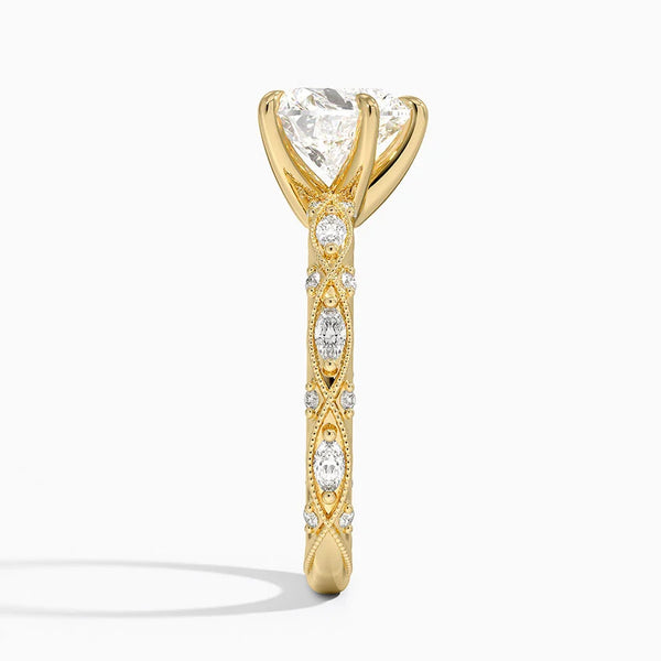 Christina Heart Lab Grown Diamond Engagement Ring