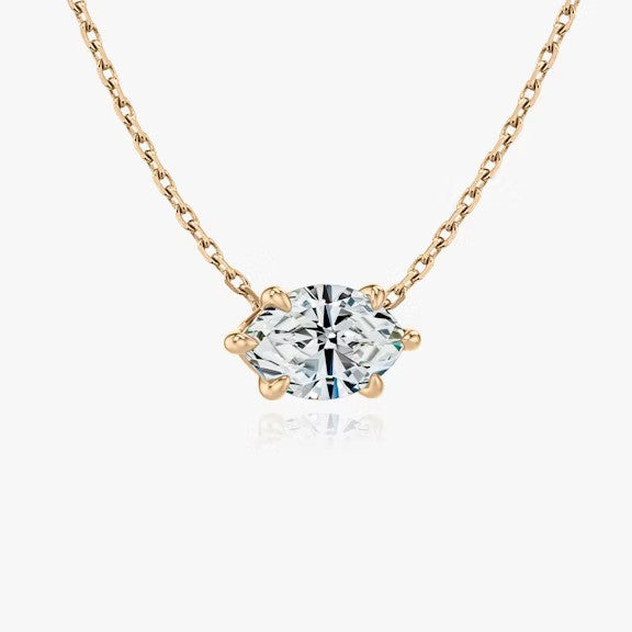 Marquise Lab Grown Diamond Pendant