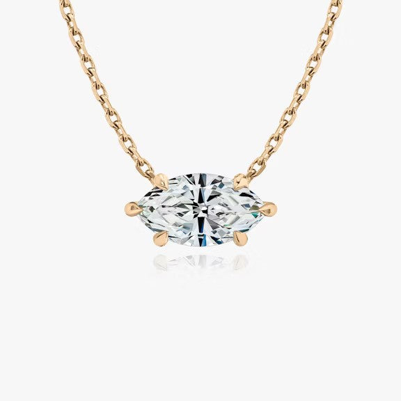 Marquise Lab Grown Diamond Pendant