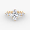 Anomaly Marquise & Pear Lab Grown Diamond Engagement Ring