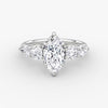 Anomaly Marquise & Pear Lab Grown Diamond Engagement Ring