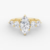Anomaly Marquise & Pear Lab Grown Diamond Engagement Ring