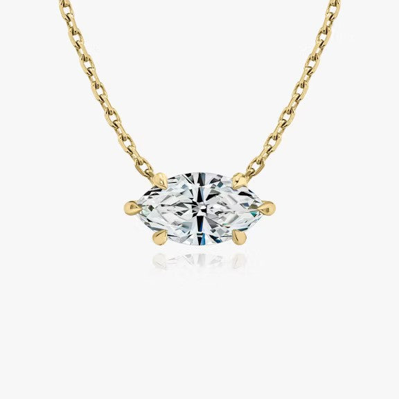 Marquise Lab Grown Diamond Pendant
