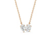 Toi et Moi Oval & Pear Lab Grown Diamond Pendant