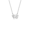 Toi et Moi Oval & Pear Lab Grown Diamond Pendant
