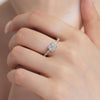CUSHION RING - Fine Silver