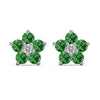 VERTE FLORA EARRINGS - Fine Silver