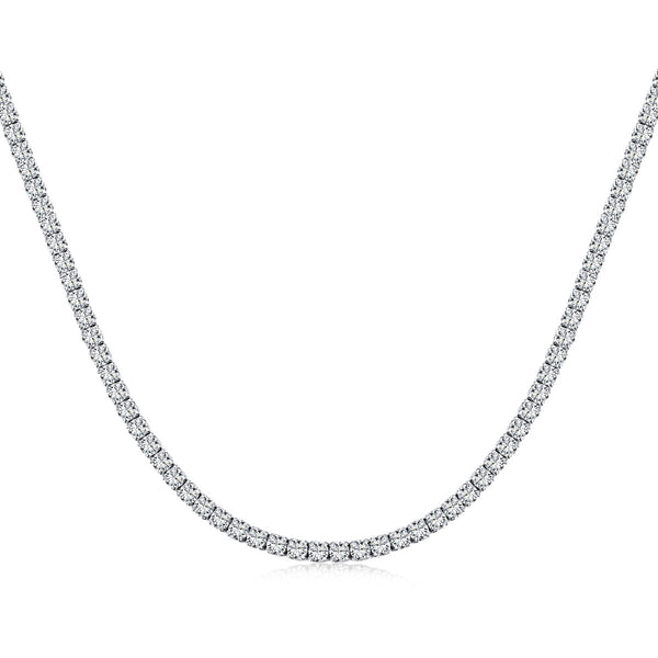 TENNIS NECKLACE/CHOKER (2MM) - Fine Silver