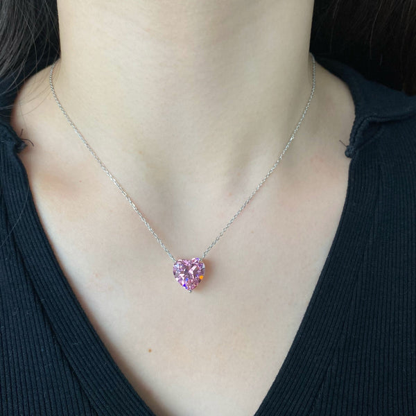 PINK AMOUR NECKLACE - Fine Silver