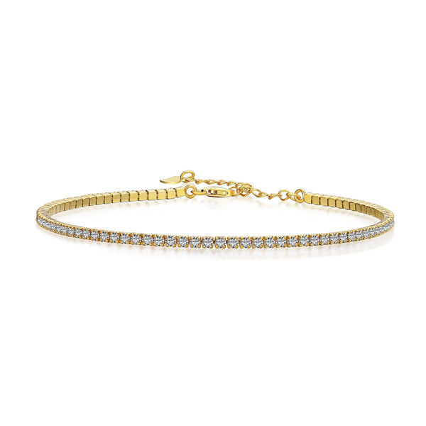 TENNIS ANKLET (2MM) - Fine Silver