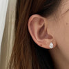 PEAR STUDS - Fine Silver