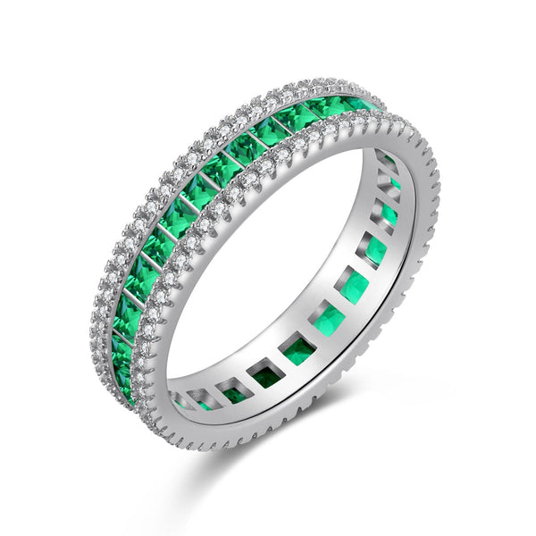 VERTE BANDRING - Fine Silver