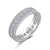 CIGAR BAND RING - Fine Silver
