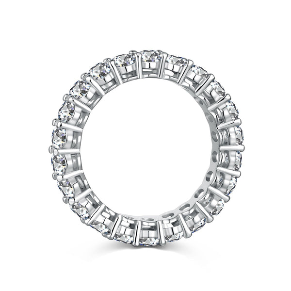 PETITE OVAL ETERNITY RING - Fine Silver