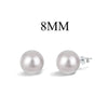 TINY PEARL EARRINGS - Fine Silver