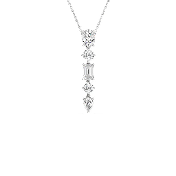 Five Shaped Lab Grown Diamond Pendant