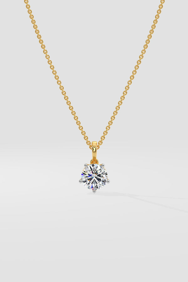 1 ct Solitaire Pendant