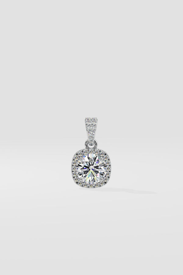 1ct Brilliance Halo Pendant