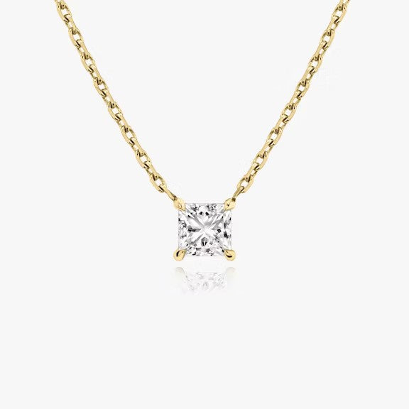 Princess Lab Grown Diamond Pendant