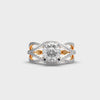 Queenship Exotic Padma Cut Diamond Solitaire Ring