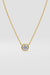 1 ct Bezel Solitaire Necklace