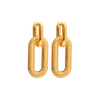 HANG'N 2WAY HOOPS - 18K GOLD PLATED