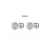 SOLITAIRE STUDS (5MM) - Fine Silver