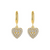 PARIS LOVE EARRINGS - 18K GOLD-PLATED