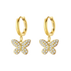 FREE SPIRIT EARRINGS - 18K GOLD-PLATED