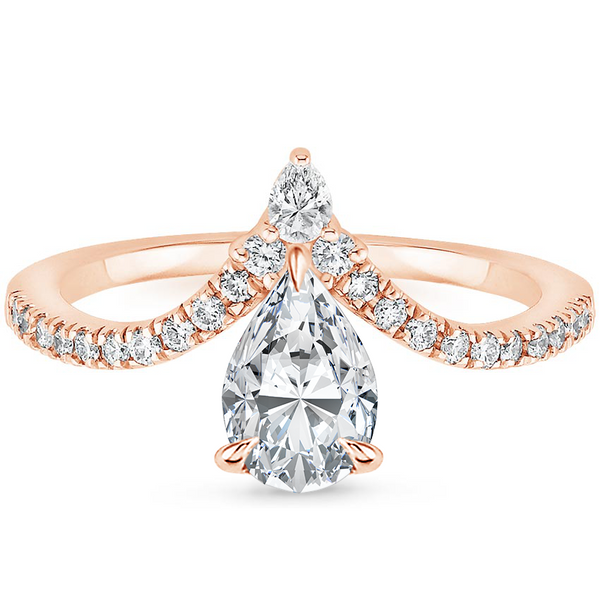 Venessa Pear Lab Grown Diamond Engagement Ring