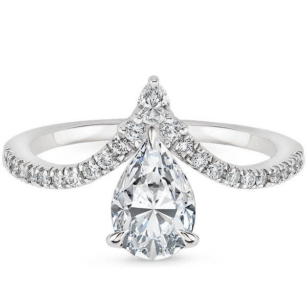 Venessa Pear Lab Grown Diamond Engagement Ring