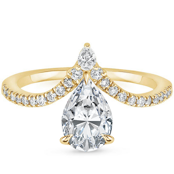 Venessa Pear Lab Grown Diamond Engagement Ring