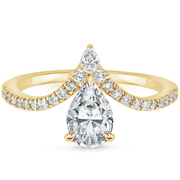 Venessa Pear Lab Grown Diamond Engagement Ring