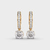 Chic Glam Padma Cut Diamond Earrings